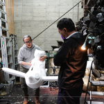 運(yùn)用保麗龍做出等比例模型，精緻細(xì)膩的手工展現(xiàn)各個(gè)階段不同的面貌。
(2023.03.22 職人團(tuán)隊(duì)前往與藝術(shù)家