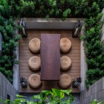 標(biāo)準(zhǔn)層梯廳俯視複層式露臺(tái) 實(shí)景圖