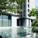 西向立面 - 水景