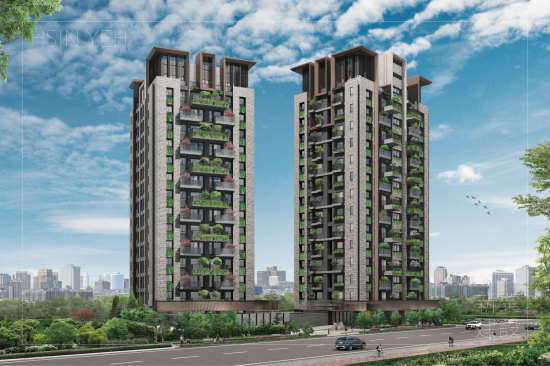 新業(yè)建設(shè)2023年驚艷新作，攜手國(guó)際金獎(jiǎng)大師－楊家凱 建築師，共同孕育臺(tái)中北屯獨(dú)一無(wú)二的地景美學(xué)。