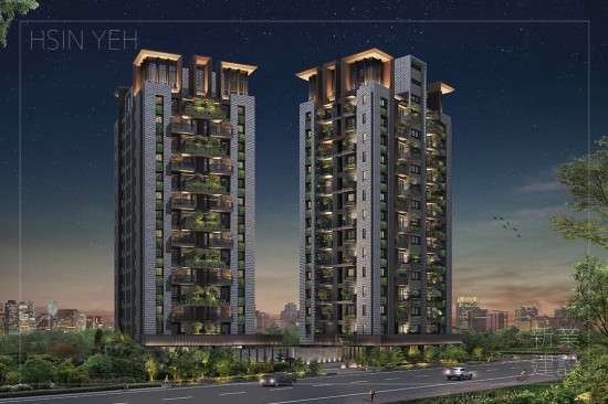 『新業(yè)14期 大塊藏硯』位於臺中北屯區(qū)，盡藏馥綠之美，近享繁華之最，磅礡四季造景，離塵不離城，打造高質(zhì)感家居。