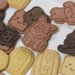 不同造型及口味的手工餅乾，香噴噴地出爐了！迦南園的手作餅乾使用天然色素：紅麴、巧克力、香草、南瓜，不加防腐劑與添加物，老少咸宜。