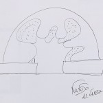 來(lái)自西班牙雕塑家–Nando Alvarez的手稿，輕盈流動(dòng)的圓弧，搭配波浪造型，就像是一座拱橋，串聯(lián)著東西方的文化與共存。