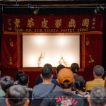 『西遊記-金兜山獨角青?！豢粗鴮O悟空如何對付獨角青牛，救出師父與師弟們，藝師以生動的演繹手法、有趣的口白，圈起在座來賓的目光。