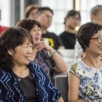 林院長詼諧風(fēng)趣的演講，吸引全場(chǎng)聽眾的目光