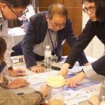 新業(yè)建設(shè) 卓勝隆 董事長與設(shè)計部同仁共同探討品牌定義，了解到品牌對企業(yè)帶來的影響與改變。