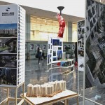 第8屆臺(tái)中市都市空間設(shè)計(jì)大獎(jiǎng)，屆數(shù)8隱含著∞（無限）的美好寓意，象徵建築及場(chǎng)域設(shè)計(jì)的活水將源源不絕。圖為市政府作品展區(qū)。