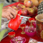 斟上一杯敬天地的心，建築的初衷與懇求願(yuàn)得天地垂聽(tīng)，期盼工程順利圓滿。