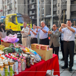 以新業(yè)建設(shè)名譽(yù)董事長穆椿松先生為首，率領(lǐng)同仁一同祭拜祈福。祈求接下來的建築程序一切順利、未來住戶安居和樂。