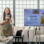 再次攜手臺(tái)中地方職人 ＃Vision Art，帶領(lǐng)大家認(rèn)識(shí)不同媒材趣味，共築色彩回憶。