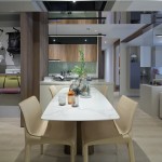 開放式中島結(jié)合餐桌，善用空間的設(shè)計，可以是備料空間，也可以是小朋友書寫玩樂的地方，省時簡約的廚房場域，只為了留給家人更多愛的時間。