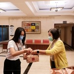 感謝大塊藏硯住戶的蒞臨，客服人員與住戶間暖心的問候，揭開說明會序幕。