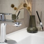 沉穩(wěn)內(nèi)斂的兩段式單槍龍頭，在日常使用上，聰明節(jié)水，環(huán)保節(jié)能。