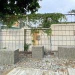 灌漿之後的雛形，彷彿為街道家具填滿靈魂，就只差外型的佈置及修飾了！