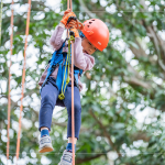 上攀到制高點後的降落，更需要有勇氣與膽識，小小的成就感就此萌芽而生。