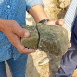 選擇表面上有些許青苔的「苔石」，作為溪流瀑布區(qū)的砌石。將天造之物與『大塊森鄰』的日常景色融合為一。