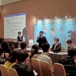 新業(yè)建設(shè) 邱正光 副總(圖中)代表致詞，歡迎並感謝抽空參與的每一位家族夥伴。