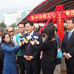 林佳龍市長接受各媒體採訪