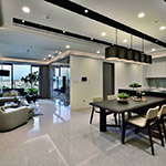 新業(yè)觀峰 客廳實(shí)景拍攝