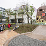 取自大肚山、望高寮等在地印象，作為觀峰專屬碉堡的靈感構思。