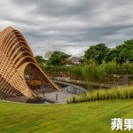 「竹跡」位在豐原展區(qū)第4區(qū)（葫蘆墩親水公園），佔(zhàn)地1388平方米。業(yè)者提供