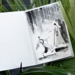 以水墨繪製金庸著作中的經(jīng)典場景，作為伴手禮致贈新業(yè)住戶，作為一份記憶的延續(xù)。